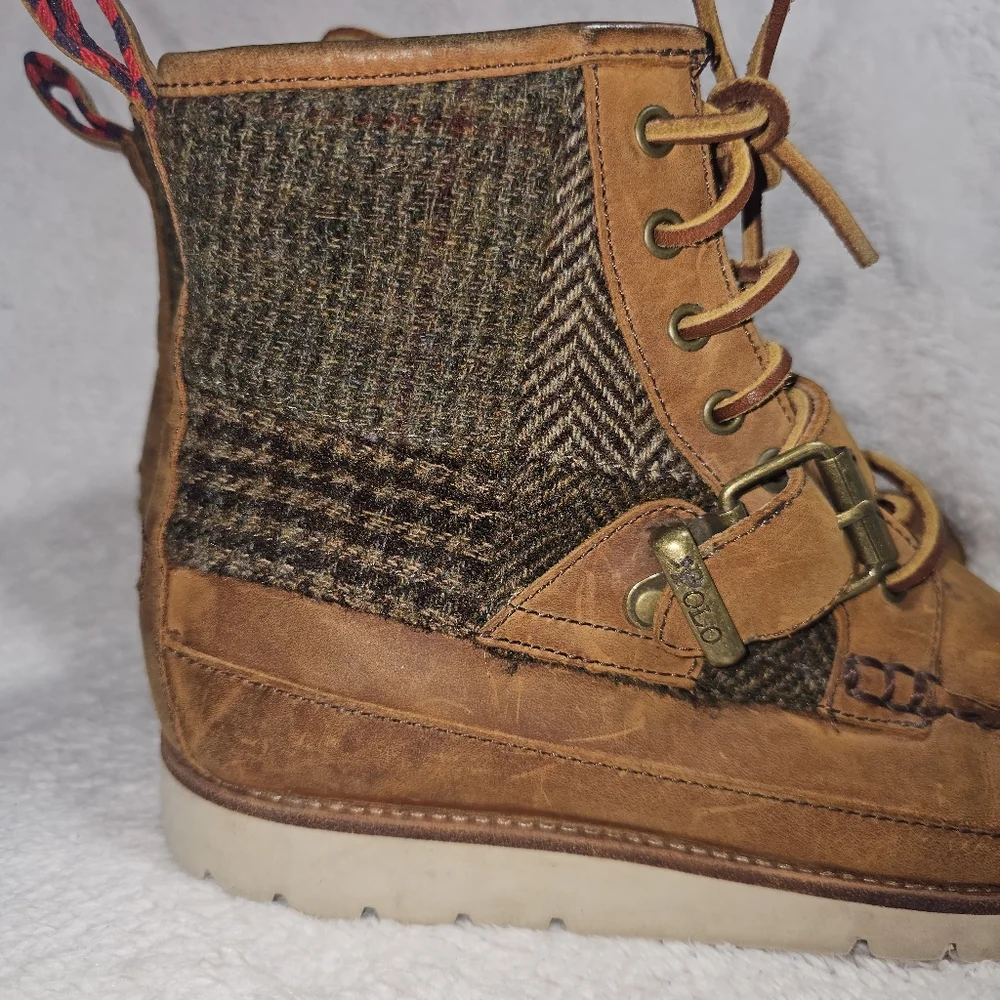 Polo Ralph Lauren Men's Brown Leather Boots